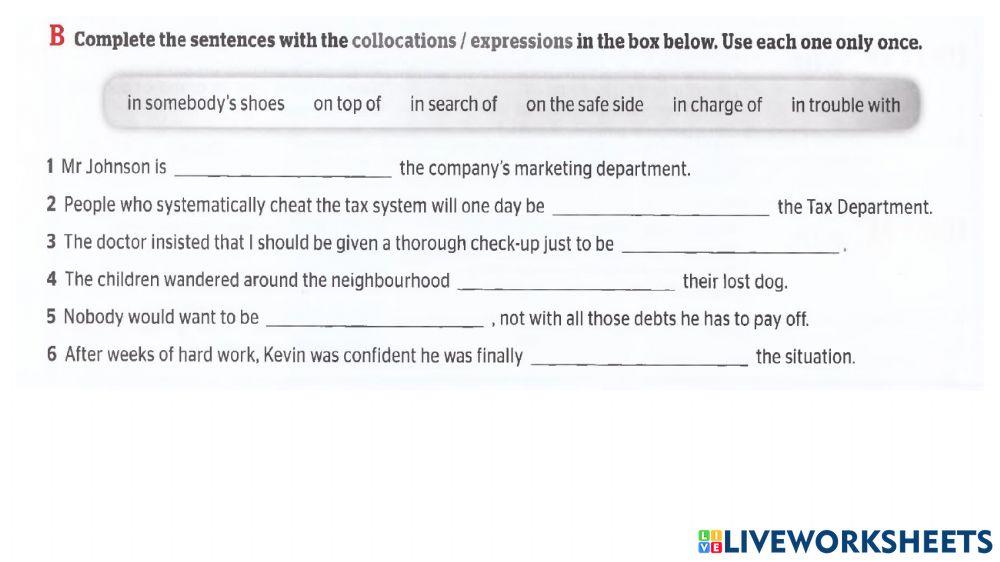 Prepositional phrases (U1)