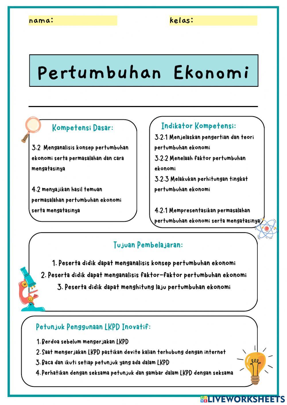 Pertumbuhan Ekonomi