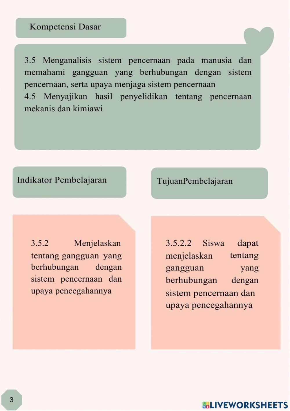 E-lkpd Berbasis Problem Based Learning online exercise | Live Worksheets