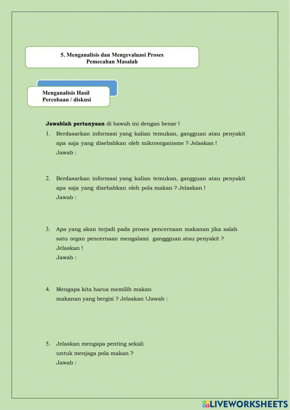 Gangguan dan penyakit sistem pencernaan makanan