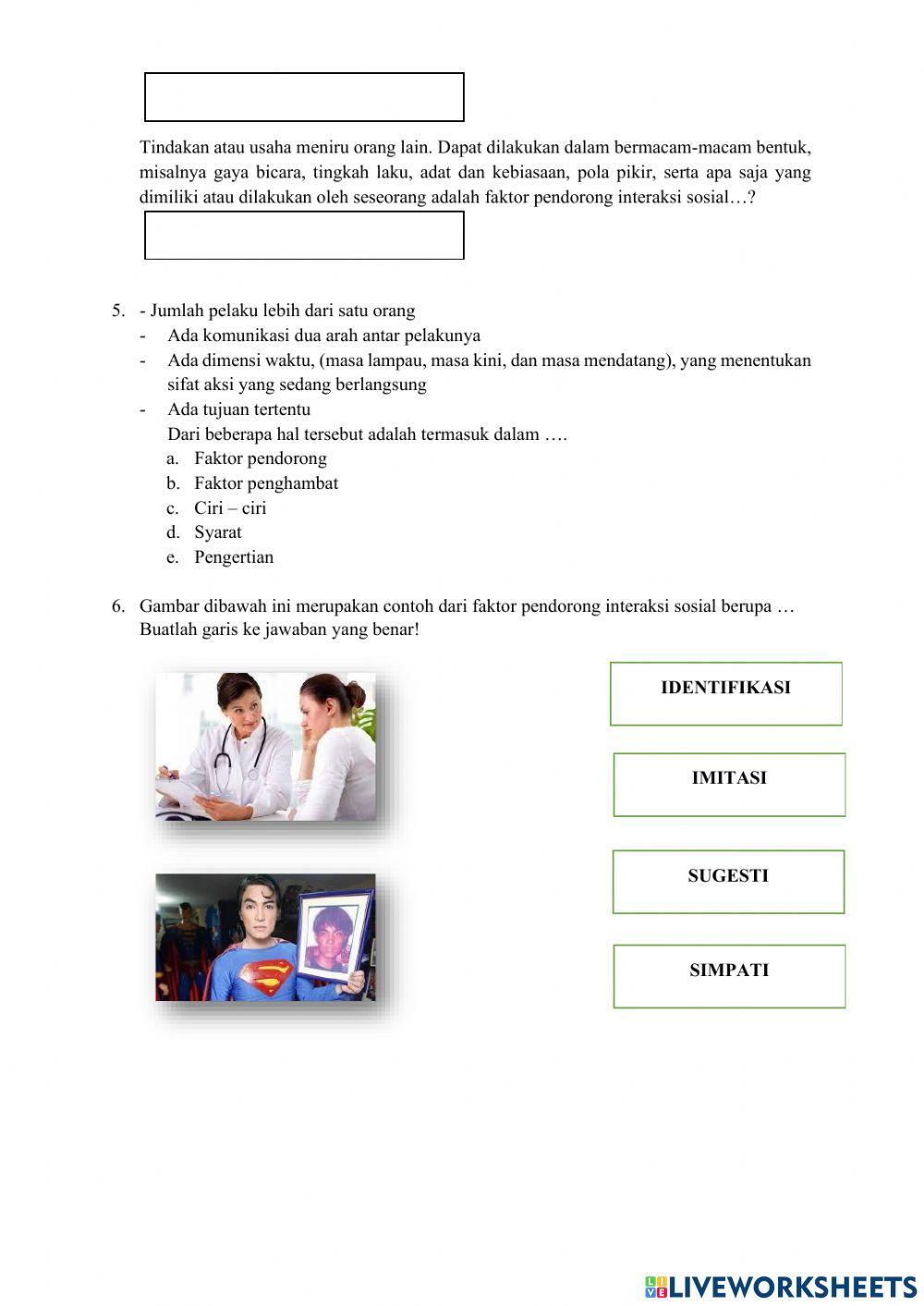 Kuis Interaksi Sosial