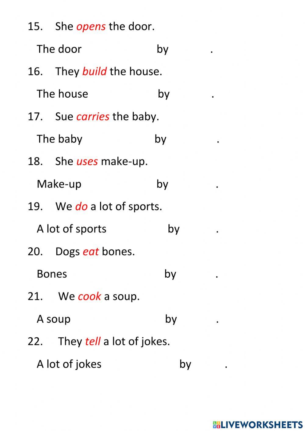 The passive - present simple