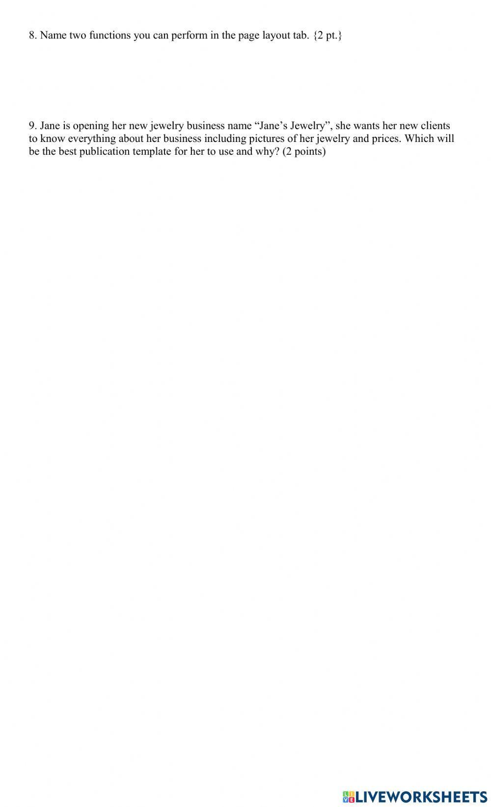 Grade 8 summer exam 2023