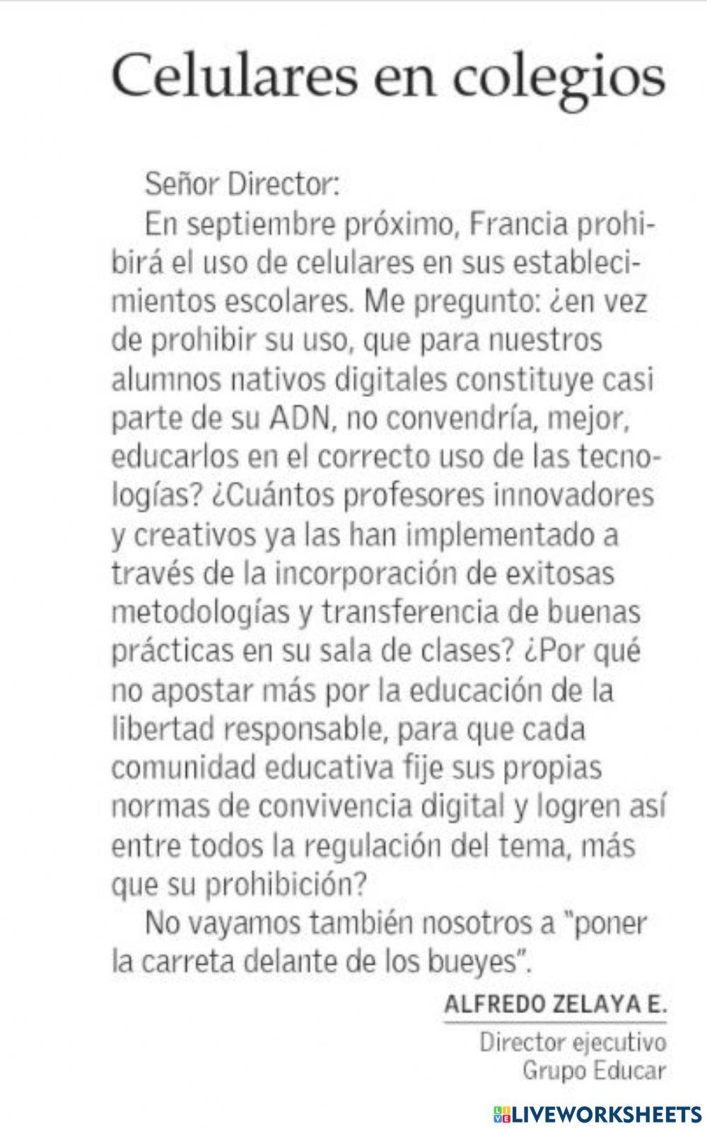 Texto argumentativo