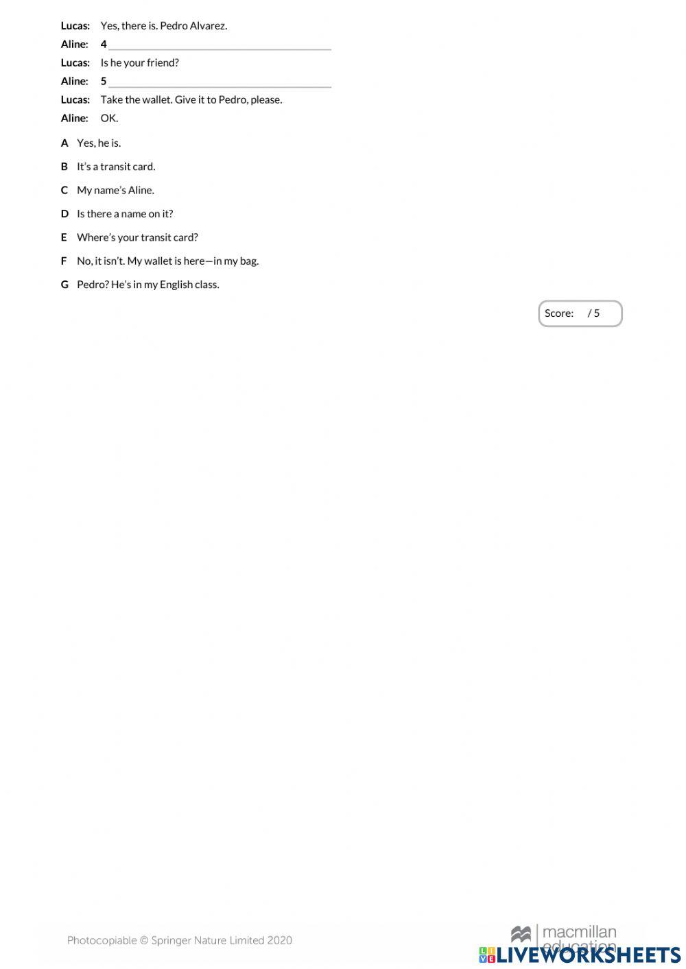 Progress test 1 - EC1