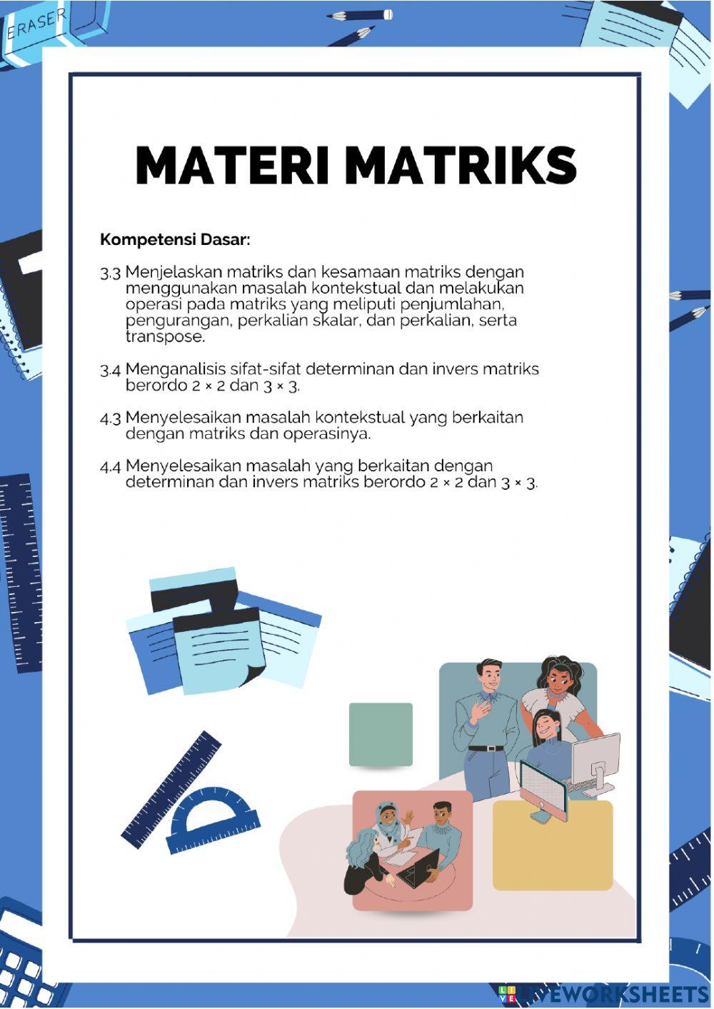 E-lkpd matriks kelompok 2
