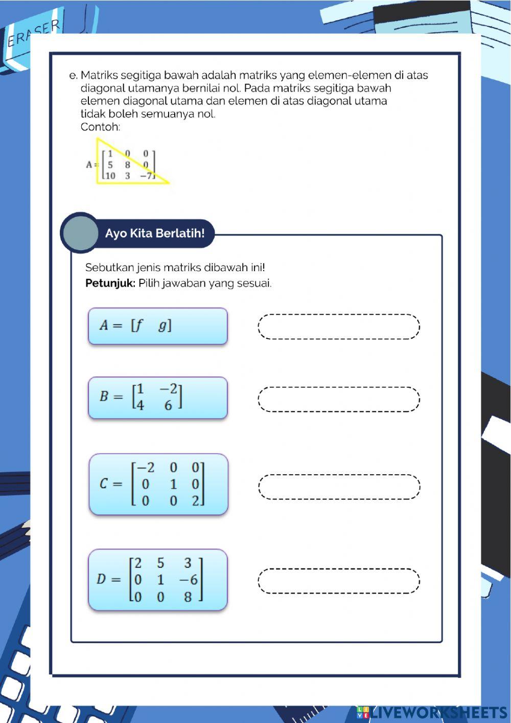 E-lkpd matriks kelompok 2