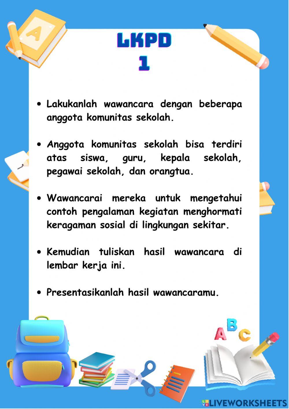 E-lkpd pendidikan pancasila kelas v-1