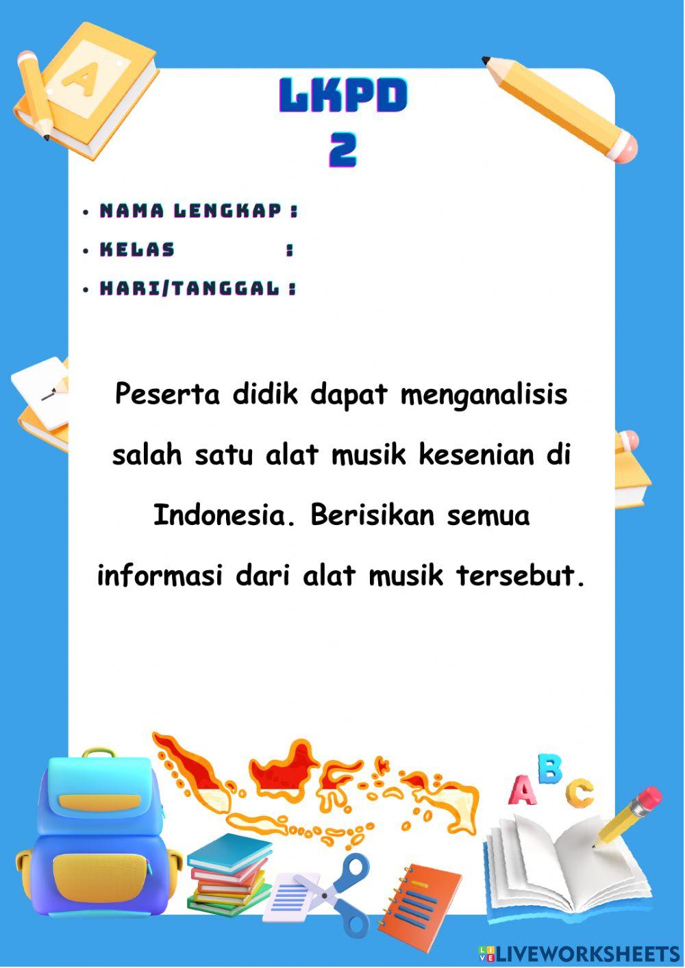 E-lkpd pendidikan pancasila kelas v-1