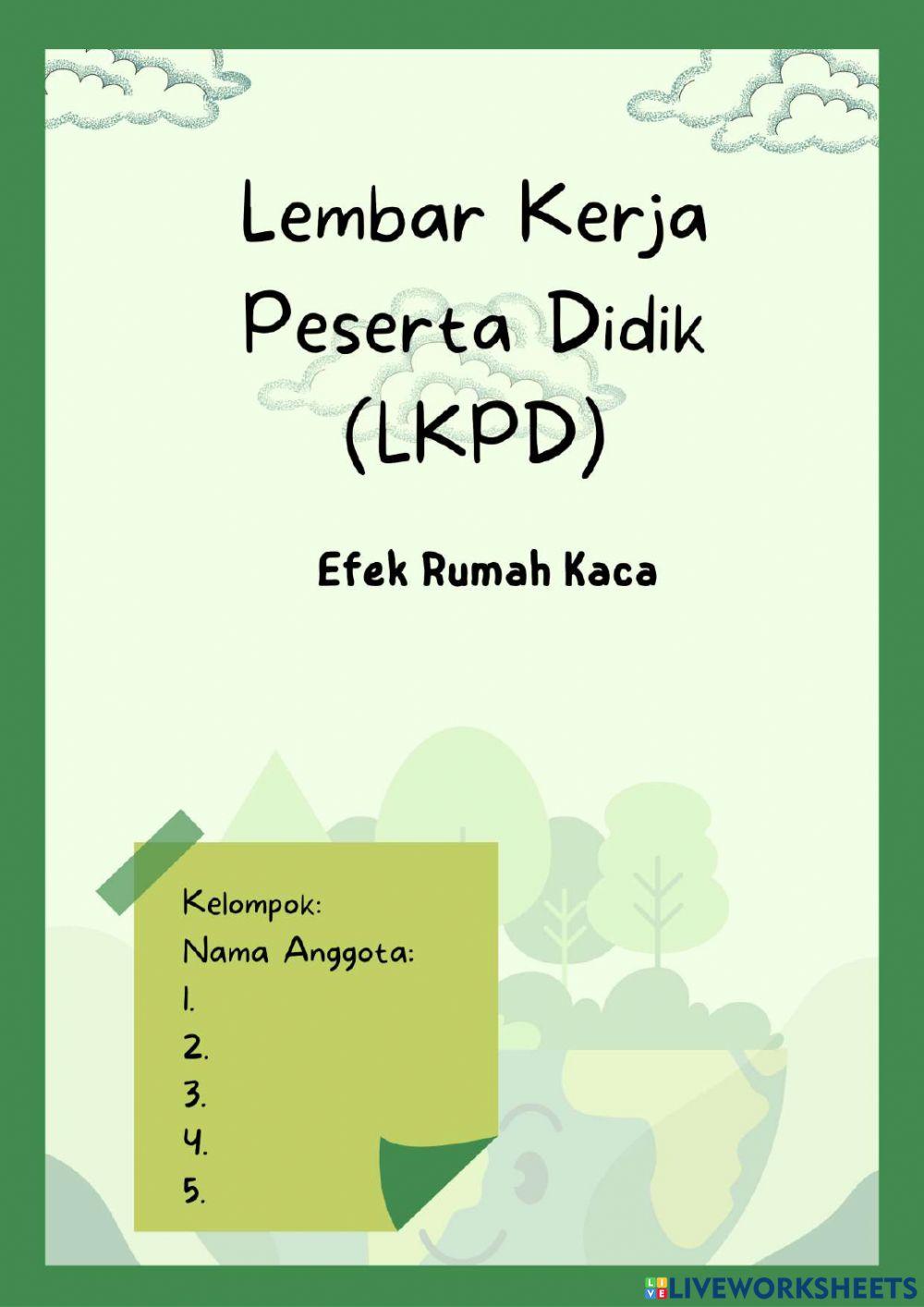 LKPD efek rumah kaca