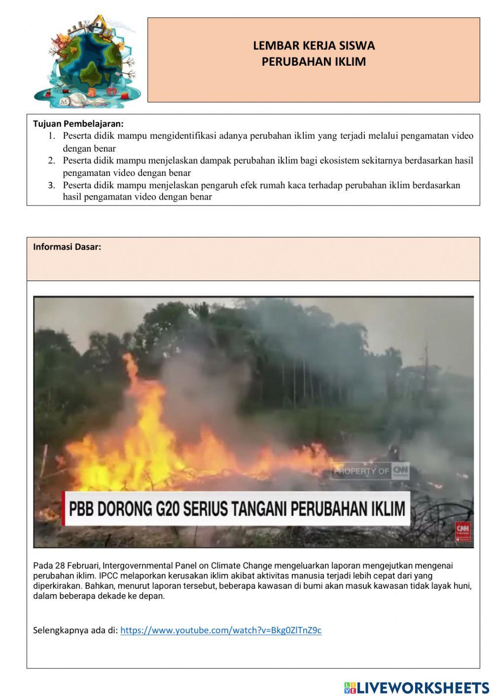 LKPD pemanasan global