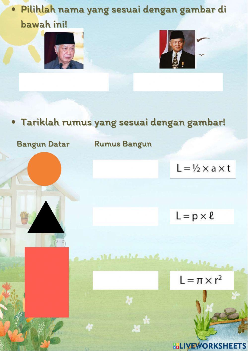 Latihan Soal Membuat Liveworksheet