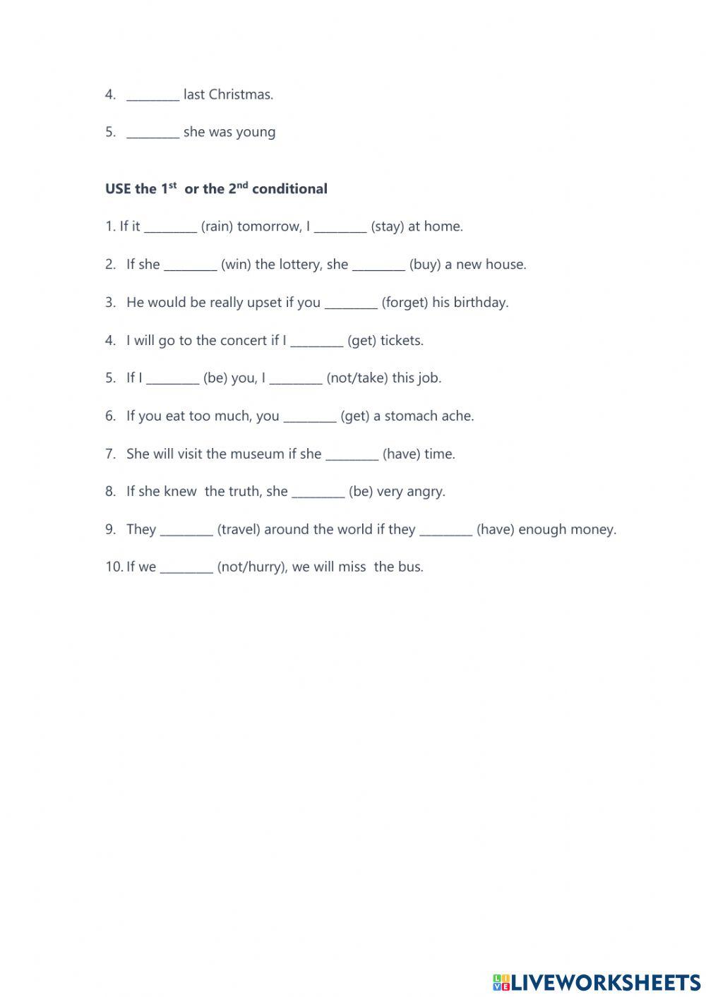 Final no past perfect