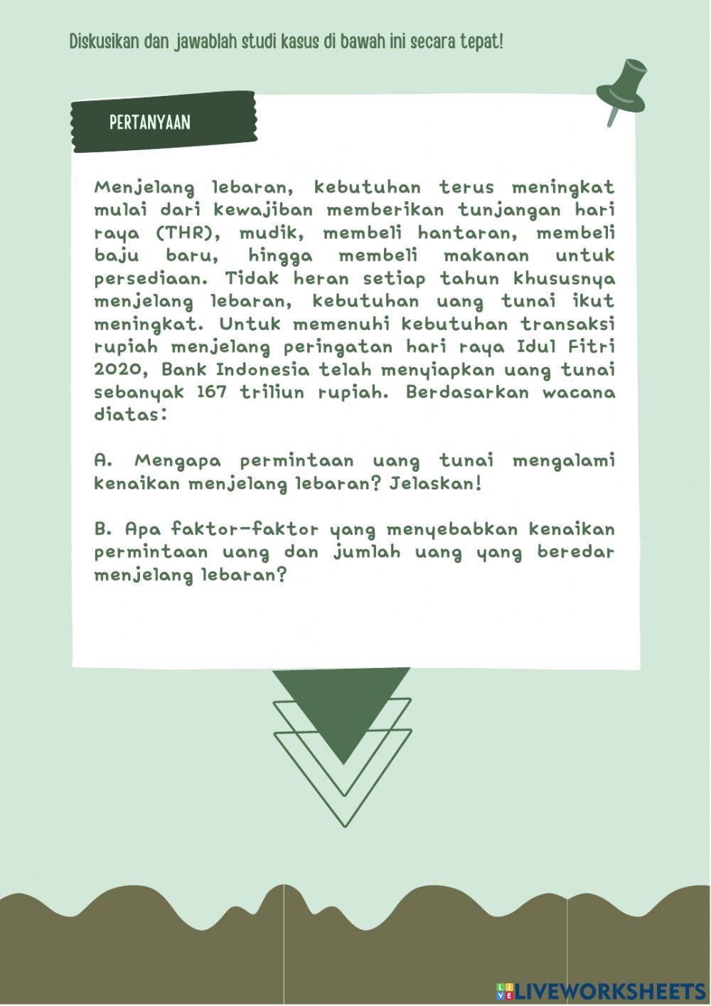 Permintaan dan Penawaran Uang