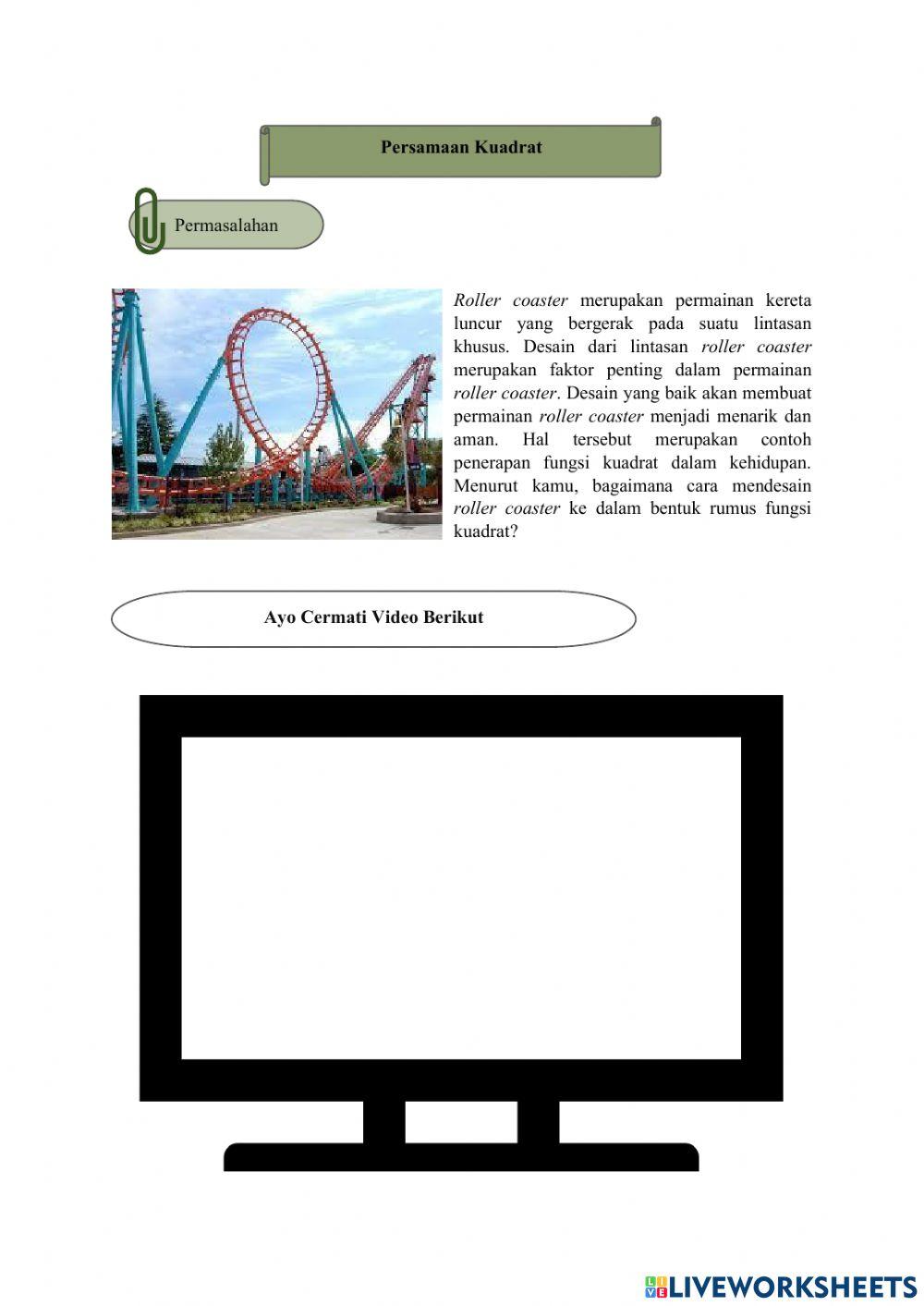 LKPD Menyusun Fungsi Kuadrat
