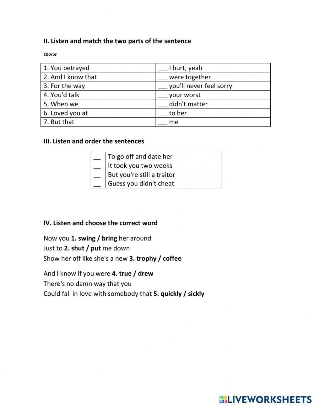 Traitor - Olivia Rodrigo