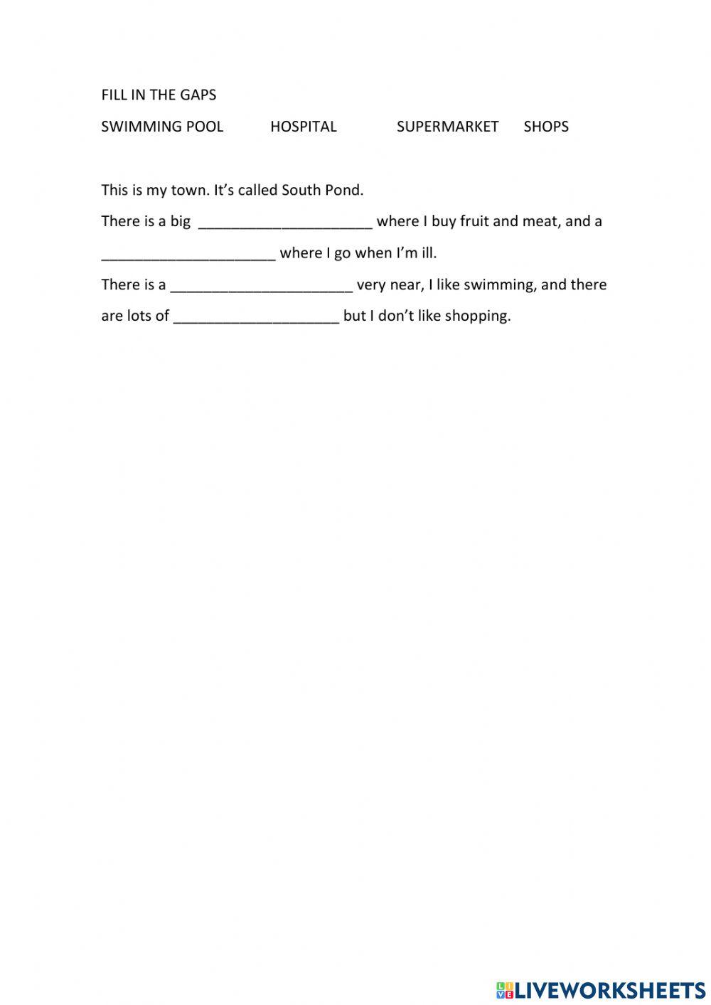 Town, Food and Drink