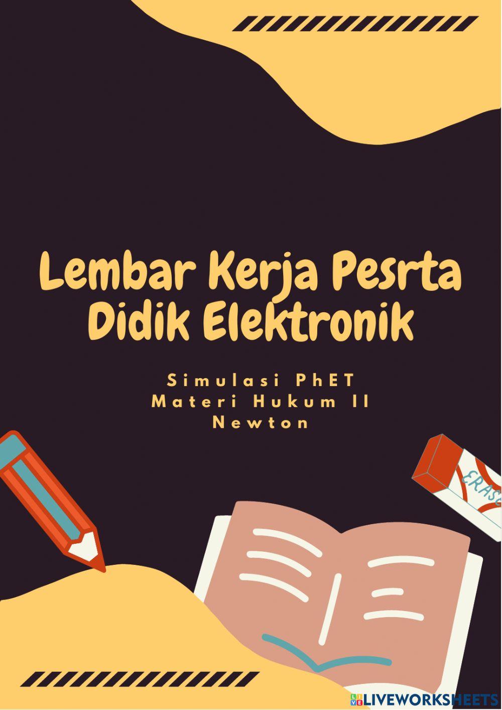 Simulasi PhET Hukum II Newton
