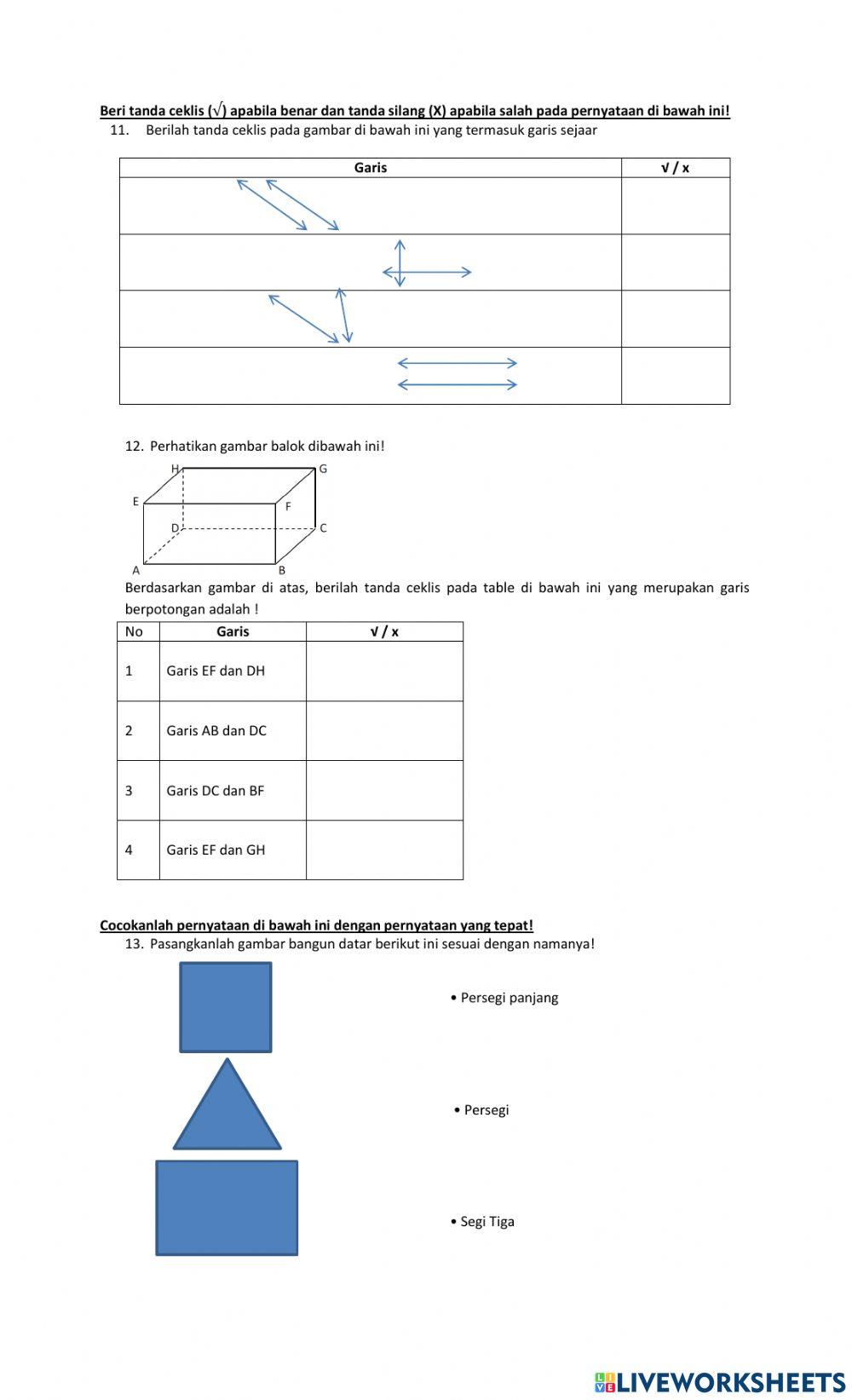 Pat matematika kls 4 2023