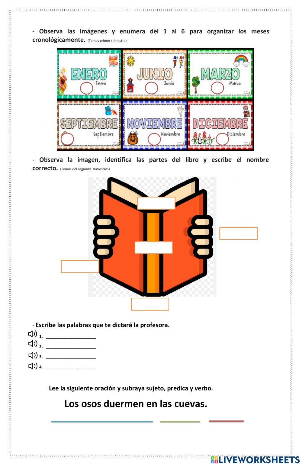 Guía global de español 2°