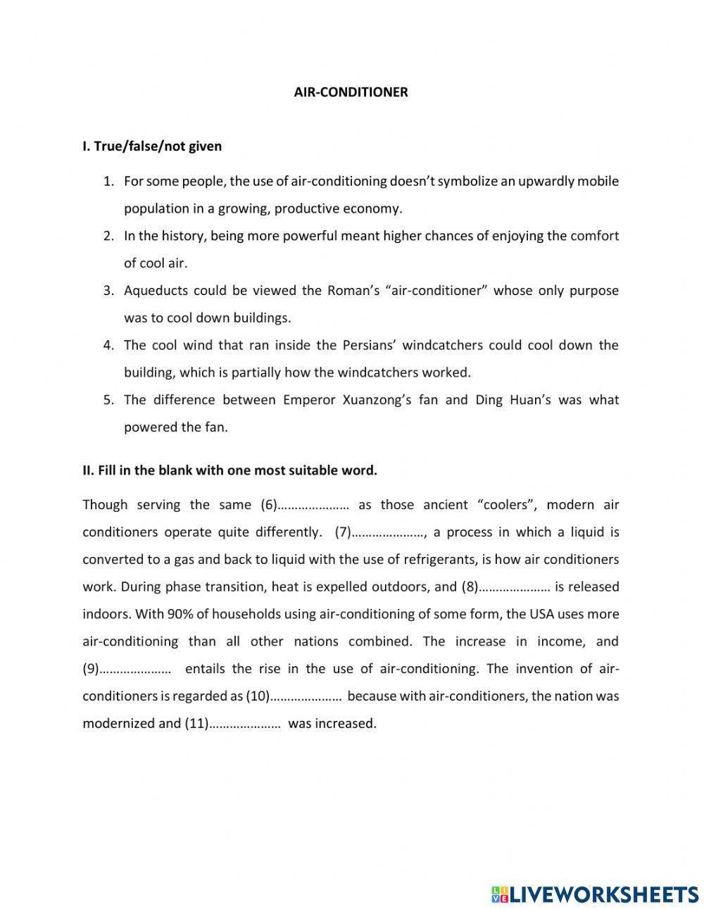 TRS6 - Airconditioners