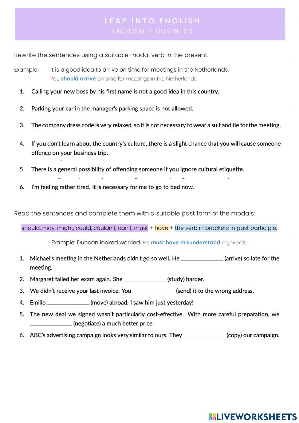 Modals of speculation