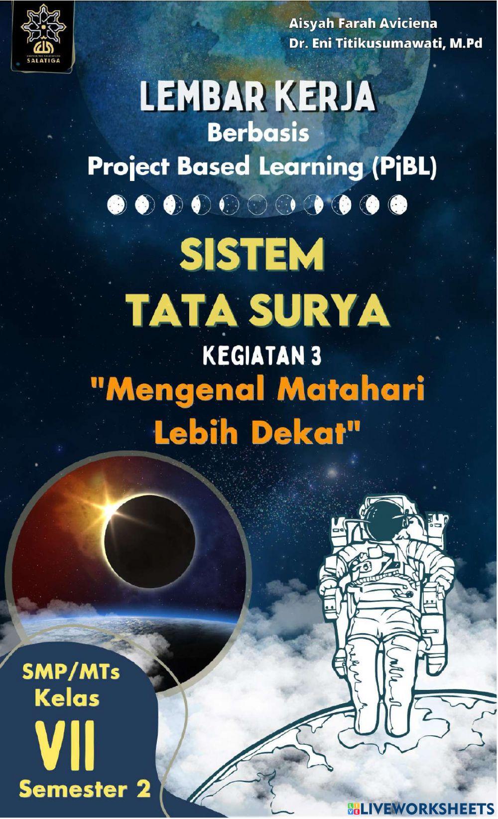 Kegiatan 3 - Mengenal Matahari Lebih Dekat