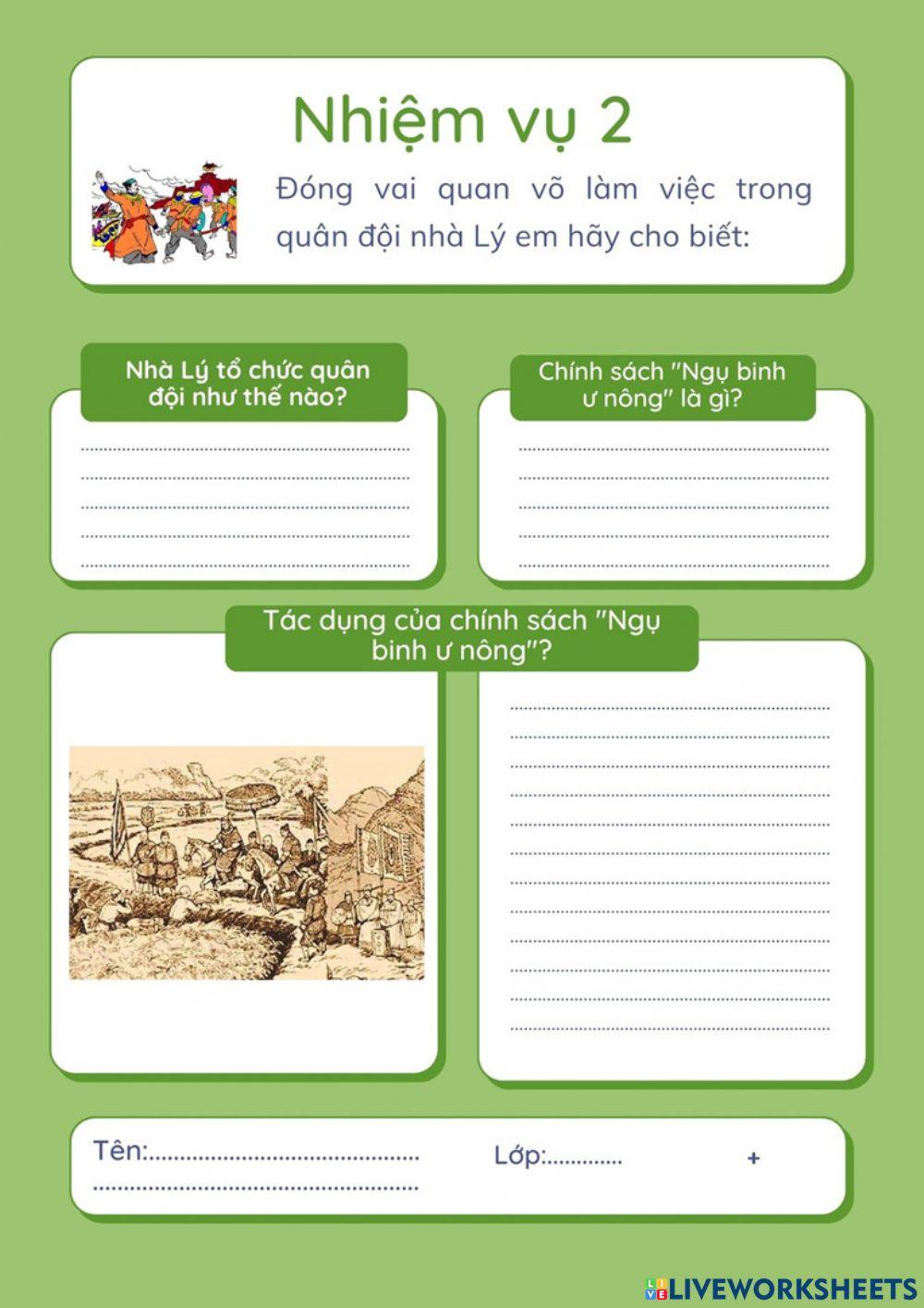 Bài 11: Nhà Lý xây dựng và phát triển đất nước (1009-1225)