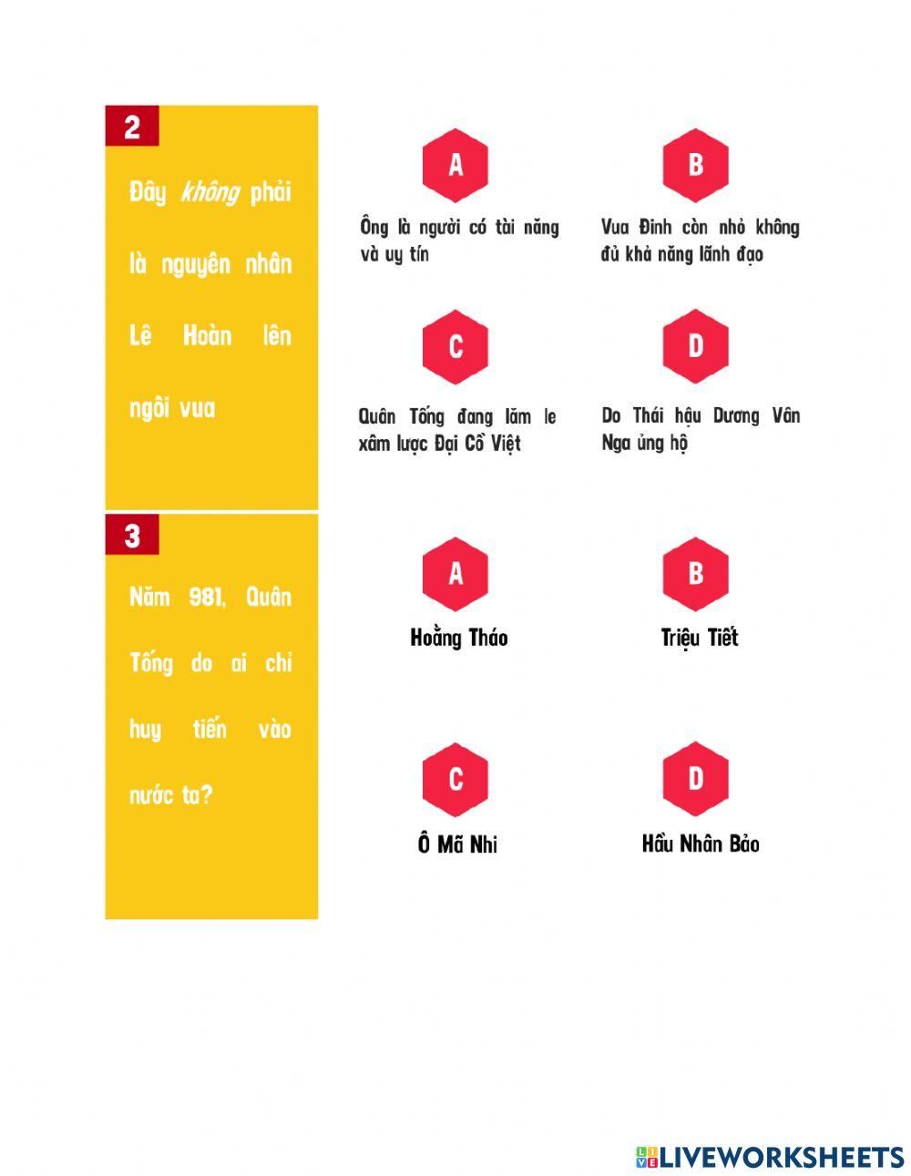 Bài 10: Đại Cồ Việt thời Đinh - Tiền Lê (968-1009)