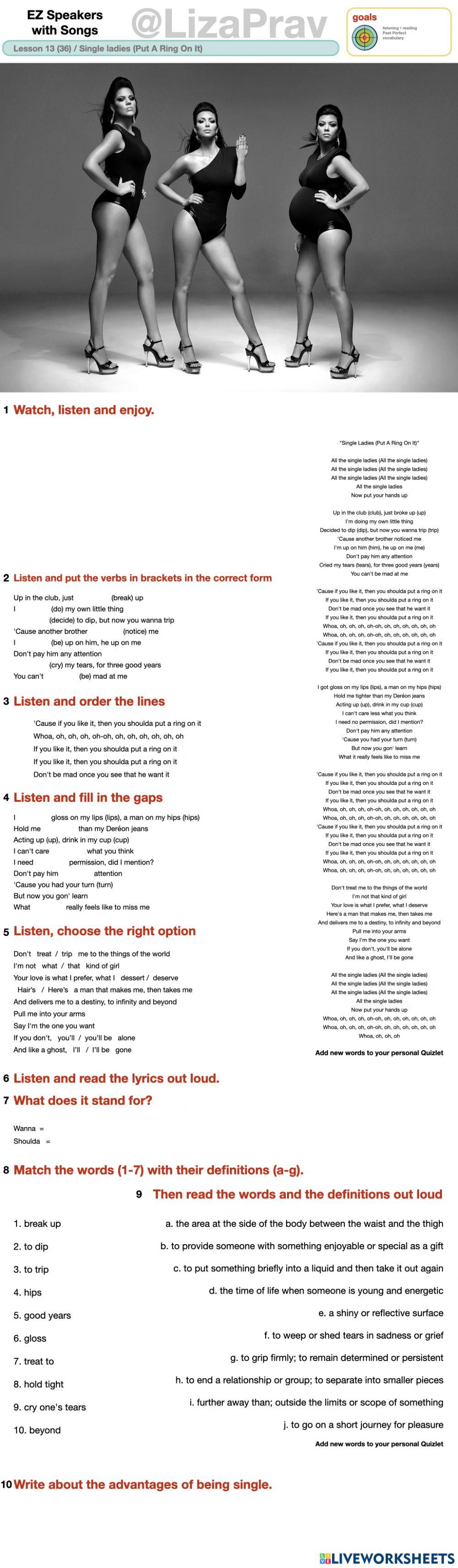 Single Ladies (Put A Ring On It)