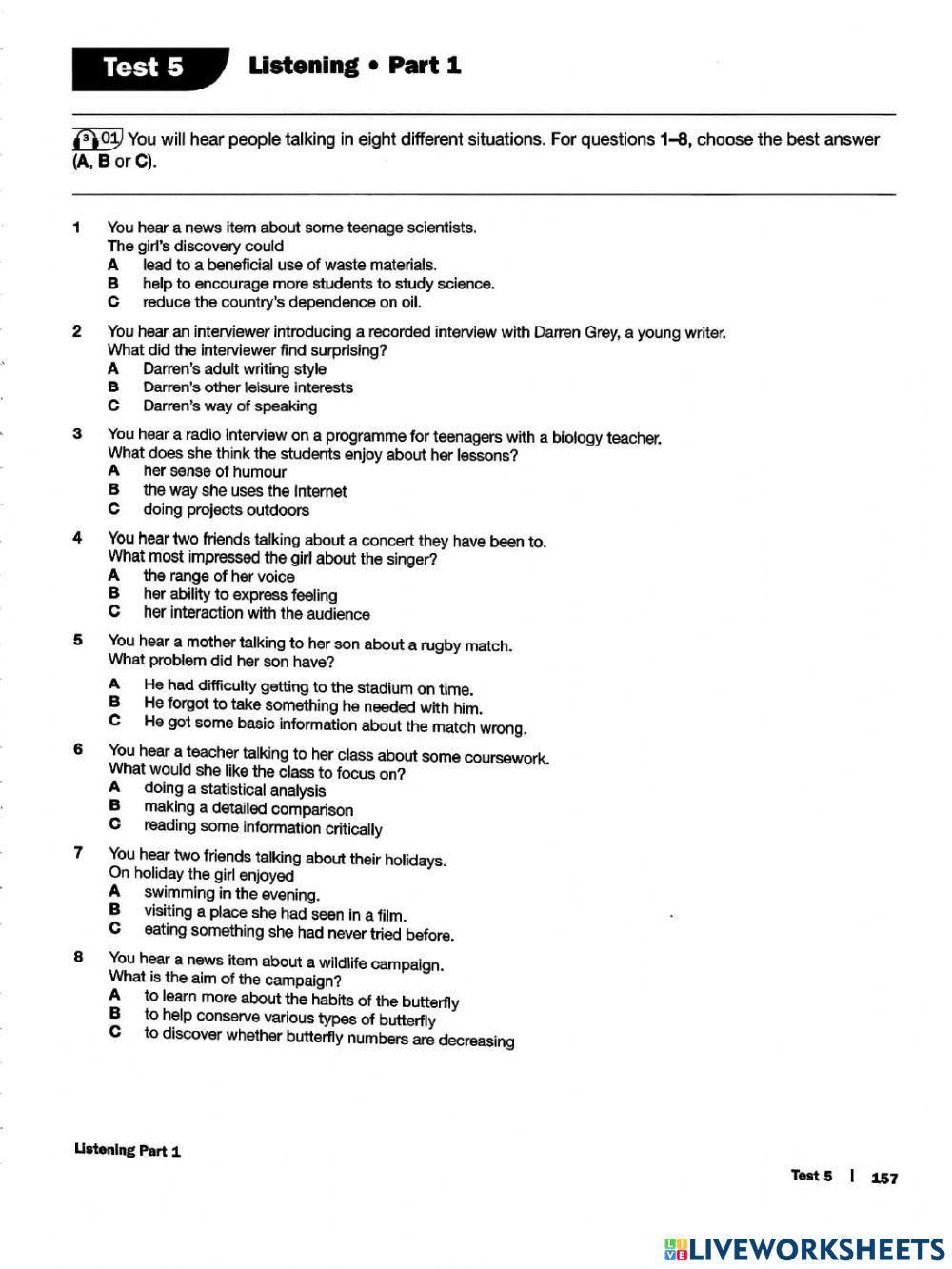 Fce fs 2e t5 listening