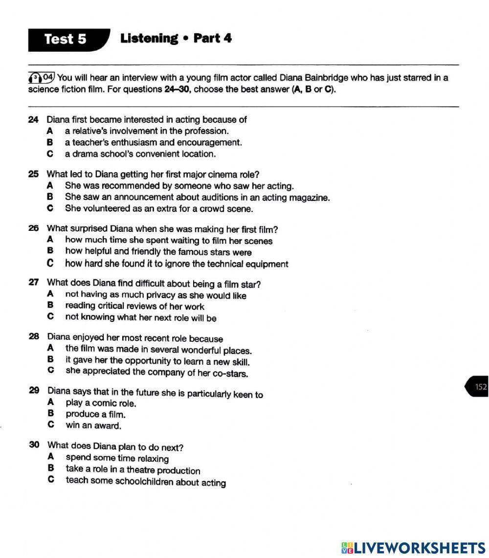 Fce fs 2e t5 listening