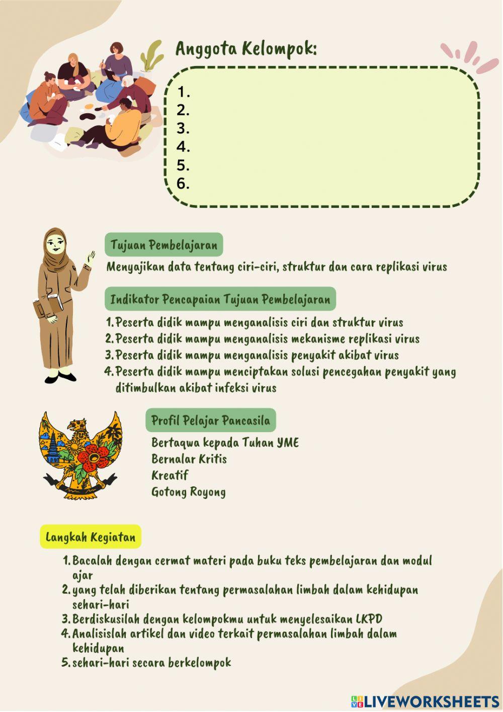 LKPD Interaktif Virus