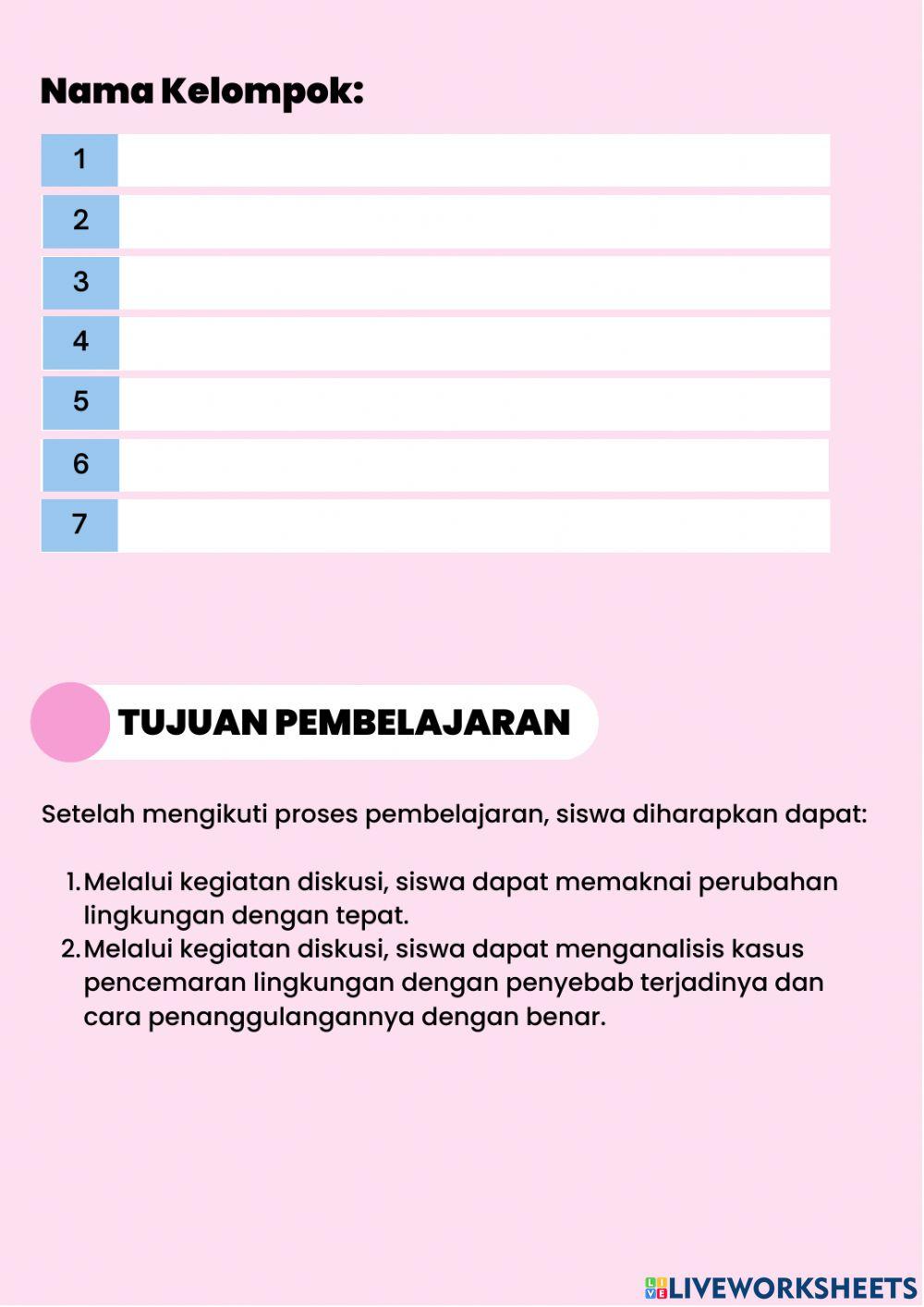 LKPD Pencemaran Air PBL