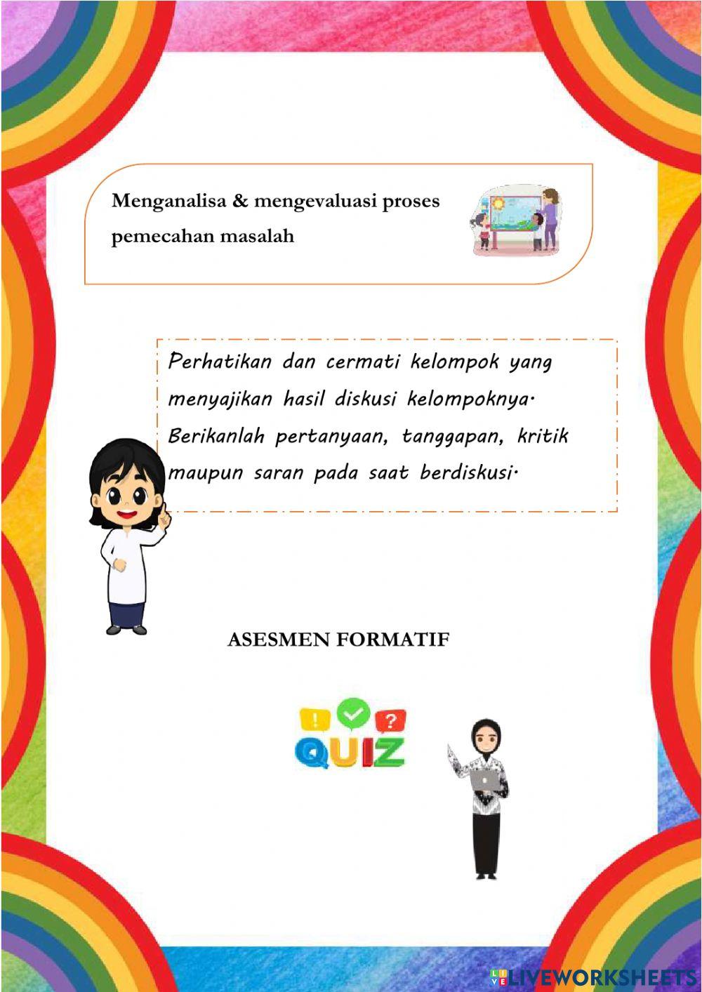 Menentukan Nilai Variabel