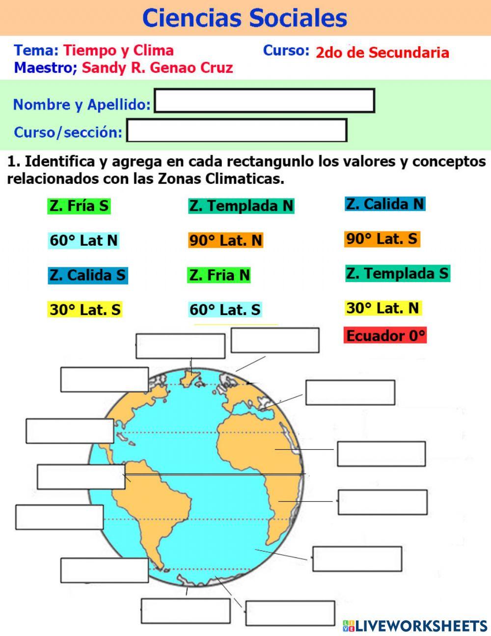 Zonas Climaticas de la Tierra