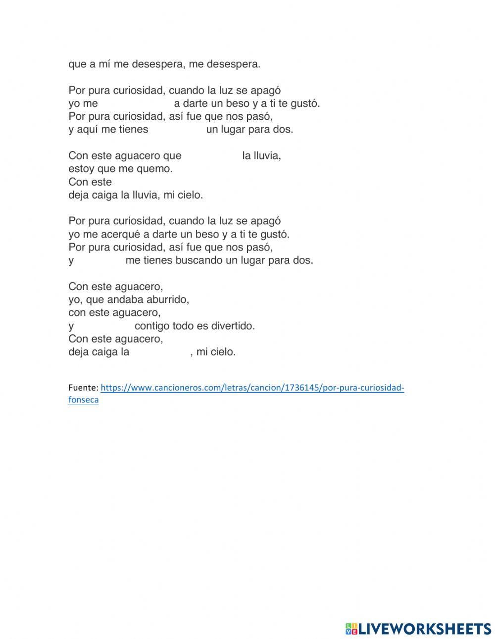 Por pura curiosidad de Fonseca