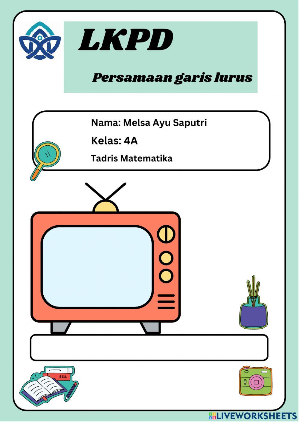 Persamaan garis lurus