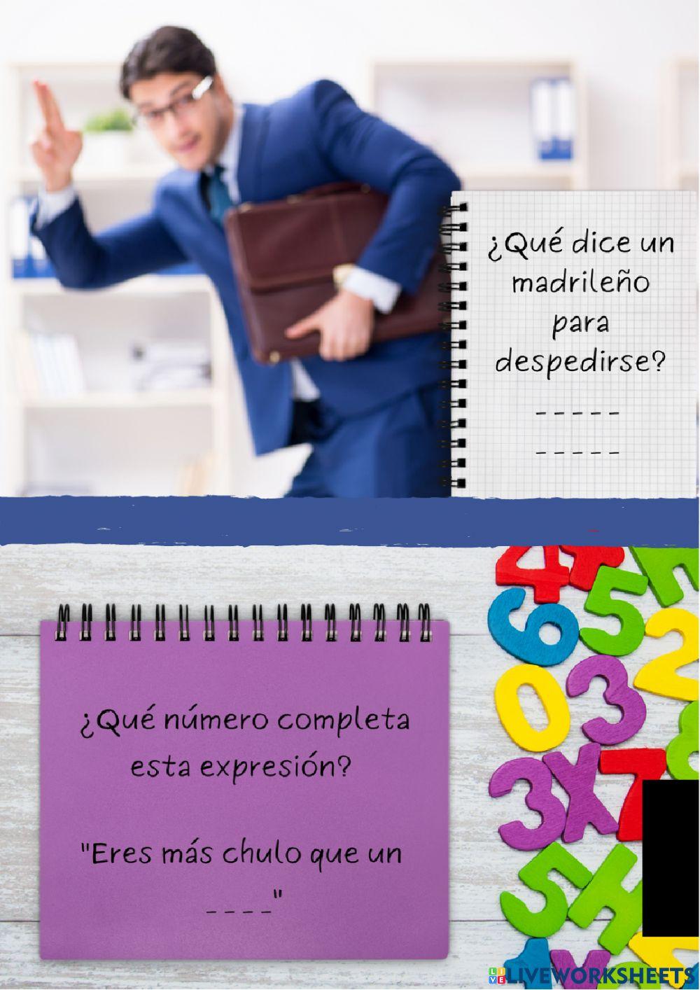 Expresiones madrileñas