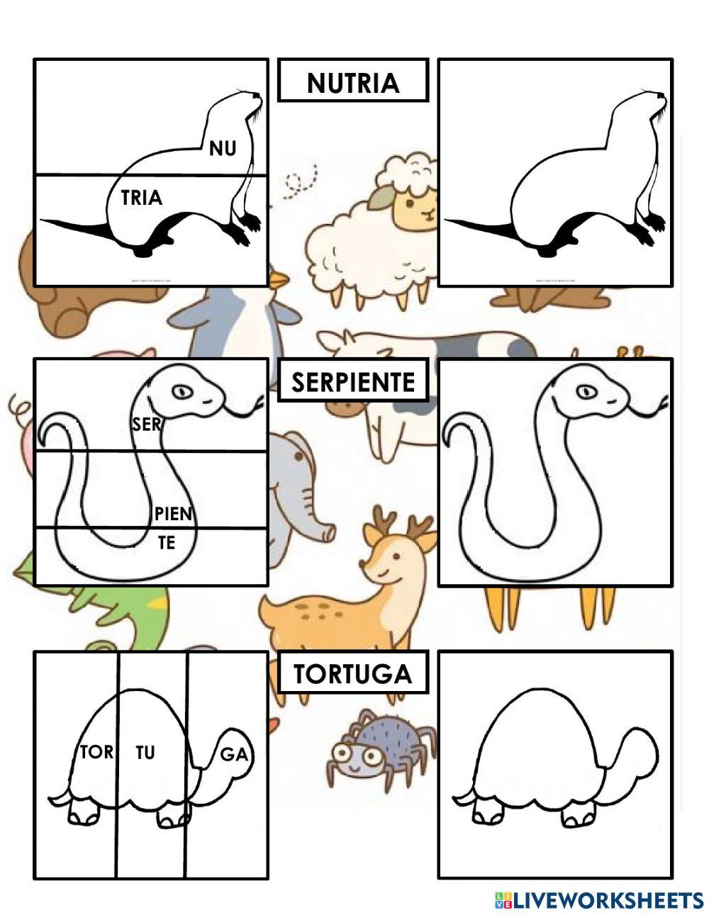 Conciencia silábica I