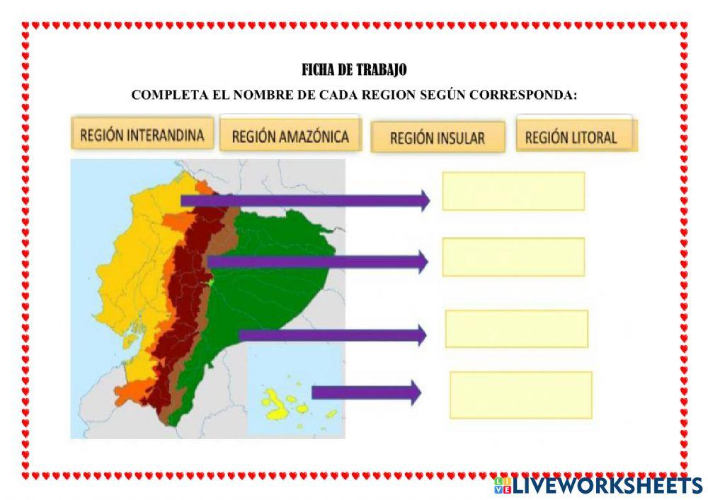 Regiones del Ecuador