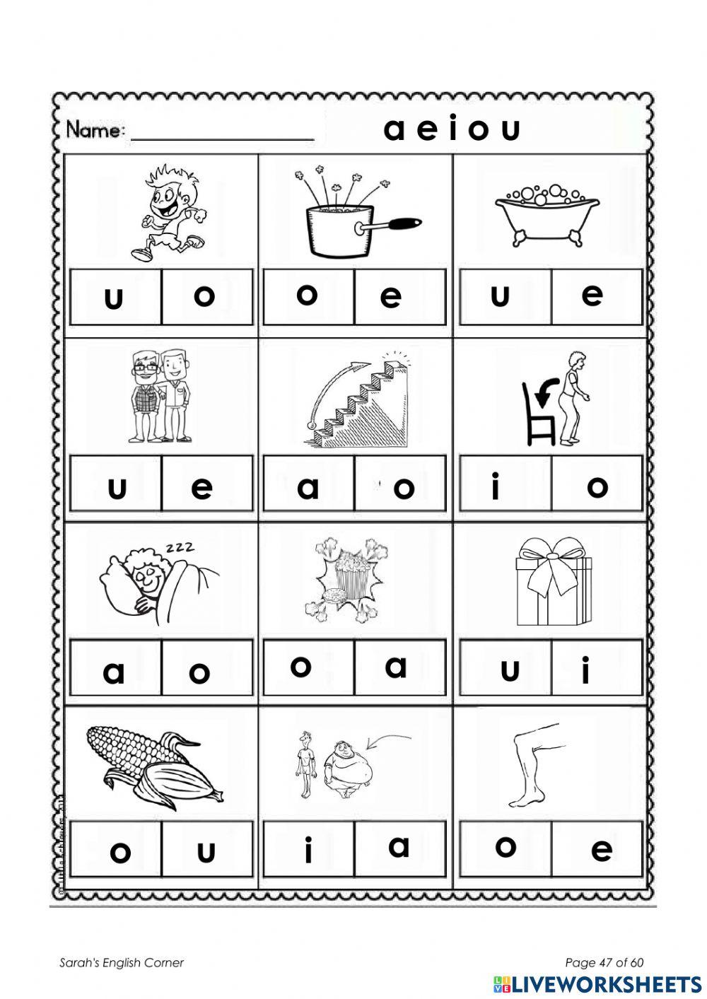 Short vowels