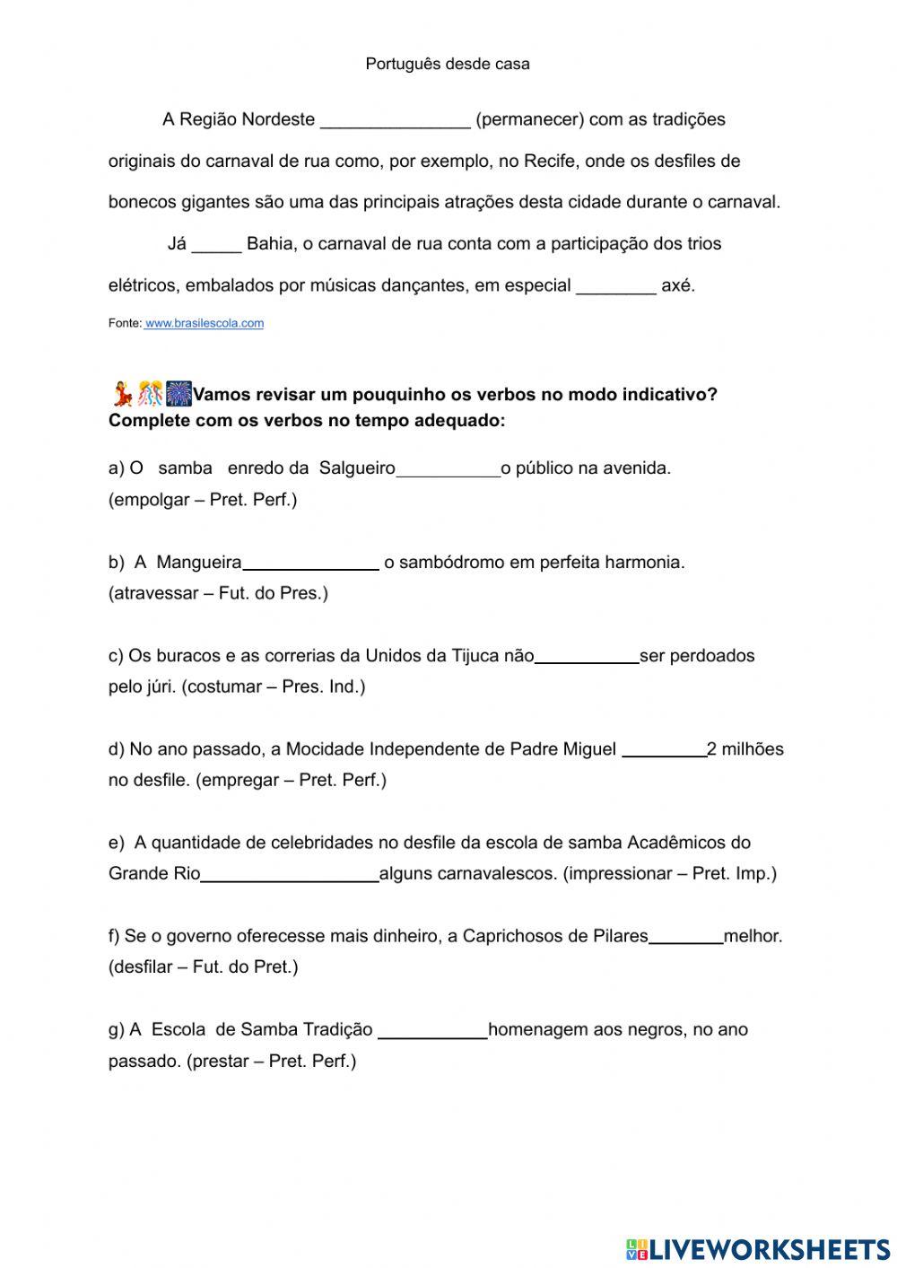 Historia do carnaval