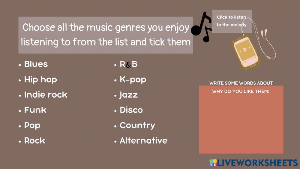 WEEK 1 - INTERESTS. Day 1