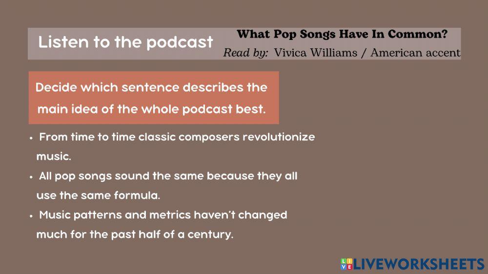 WEEK 1 - INTERESTS. Day 1