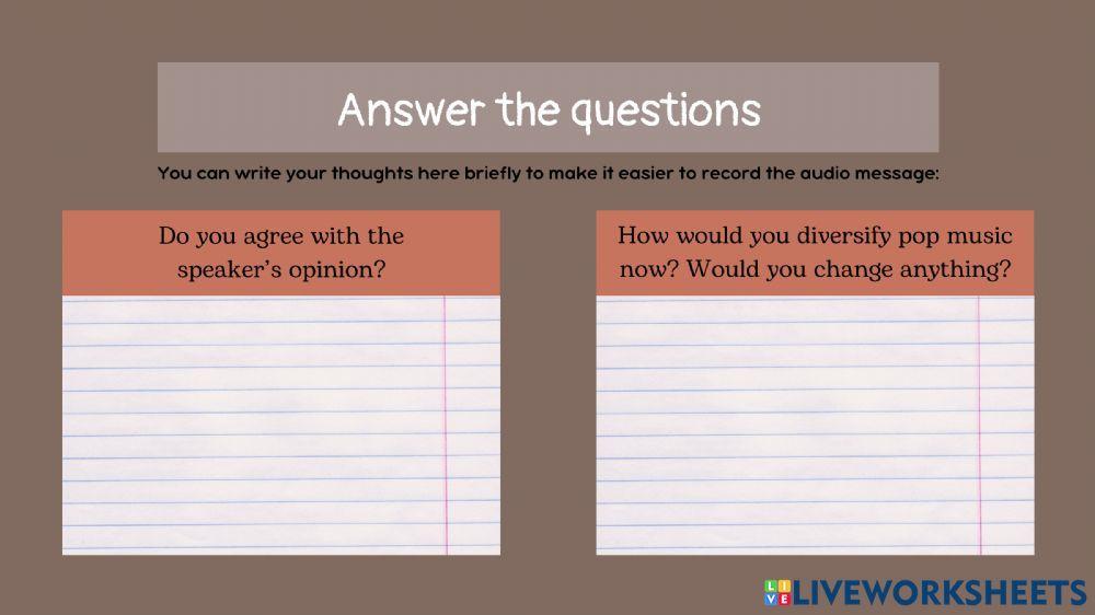 WEEK 1 - INTERESTS. Day 1