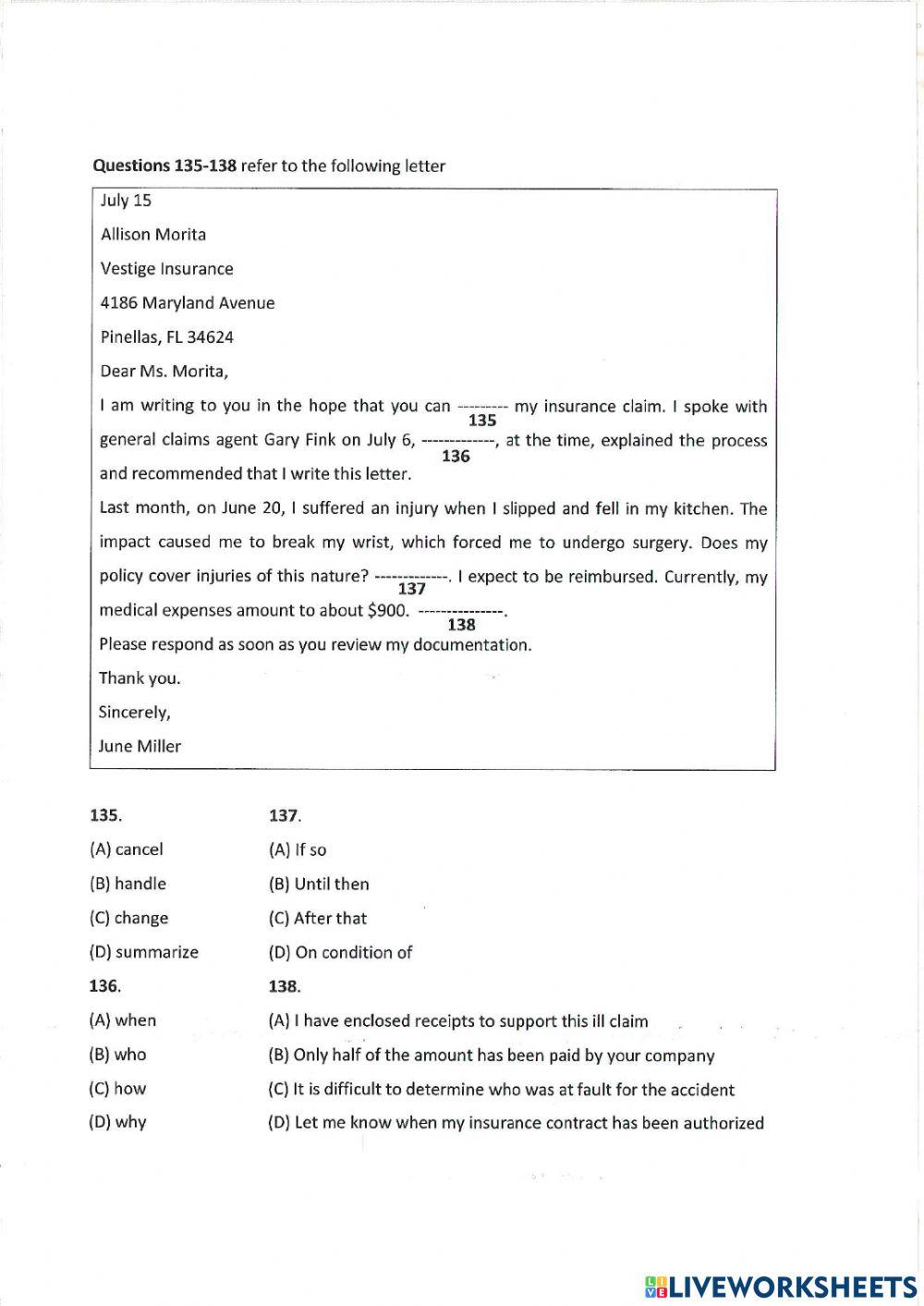Unit 10: practice part 5+6