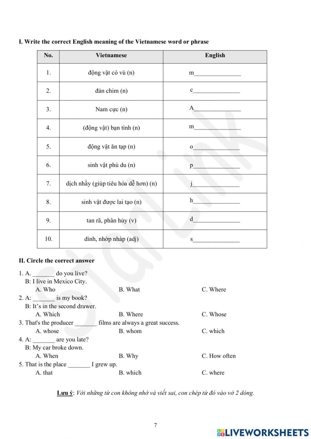 Foreign Teacher-S6-WEEK 3-LESSON 3-PRESENTATION & PET SPEAKING PRACTICE