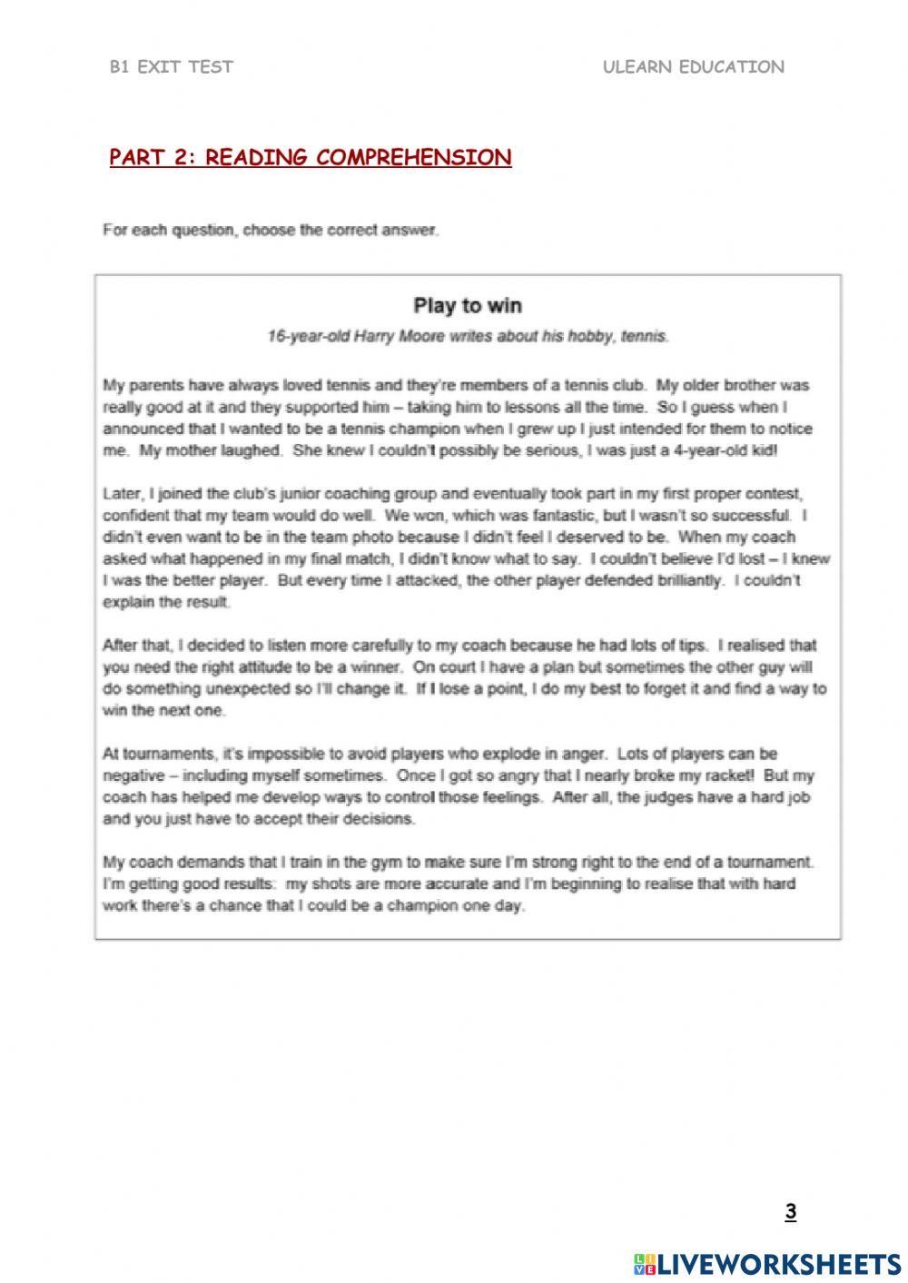 B1 exit- test - restart 2