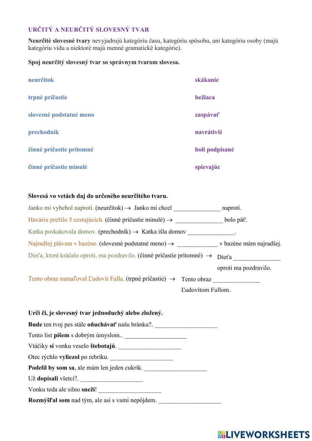 Výstupný test 7. ročník